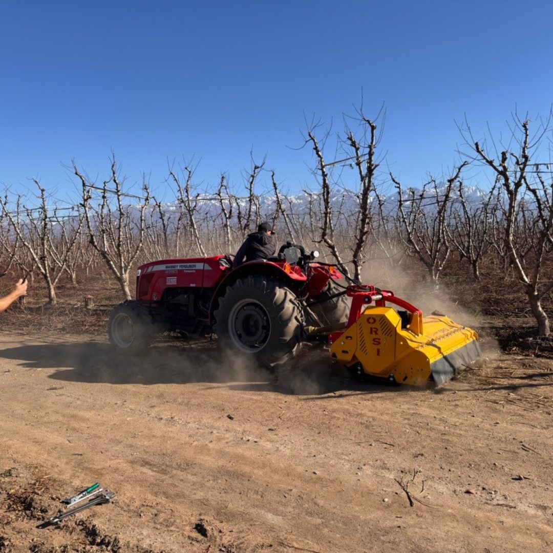 Trabajo en viñedos con equipo ORSI